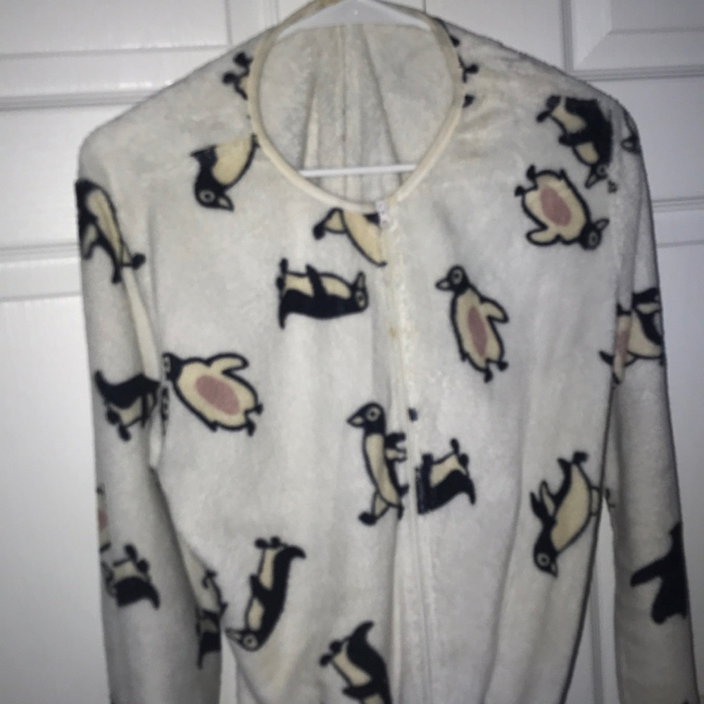 fluffy penguin onesie